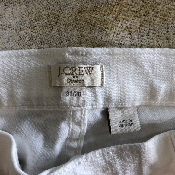 White J.Crew Jeans Size 12 - Picture 3 of 4